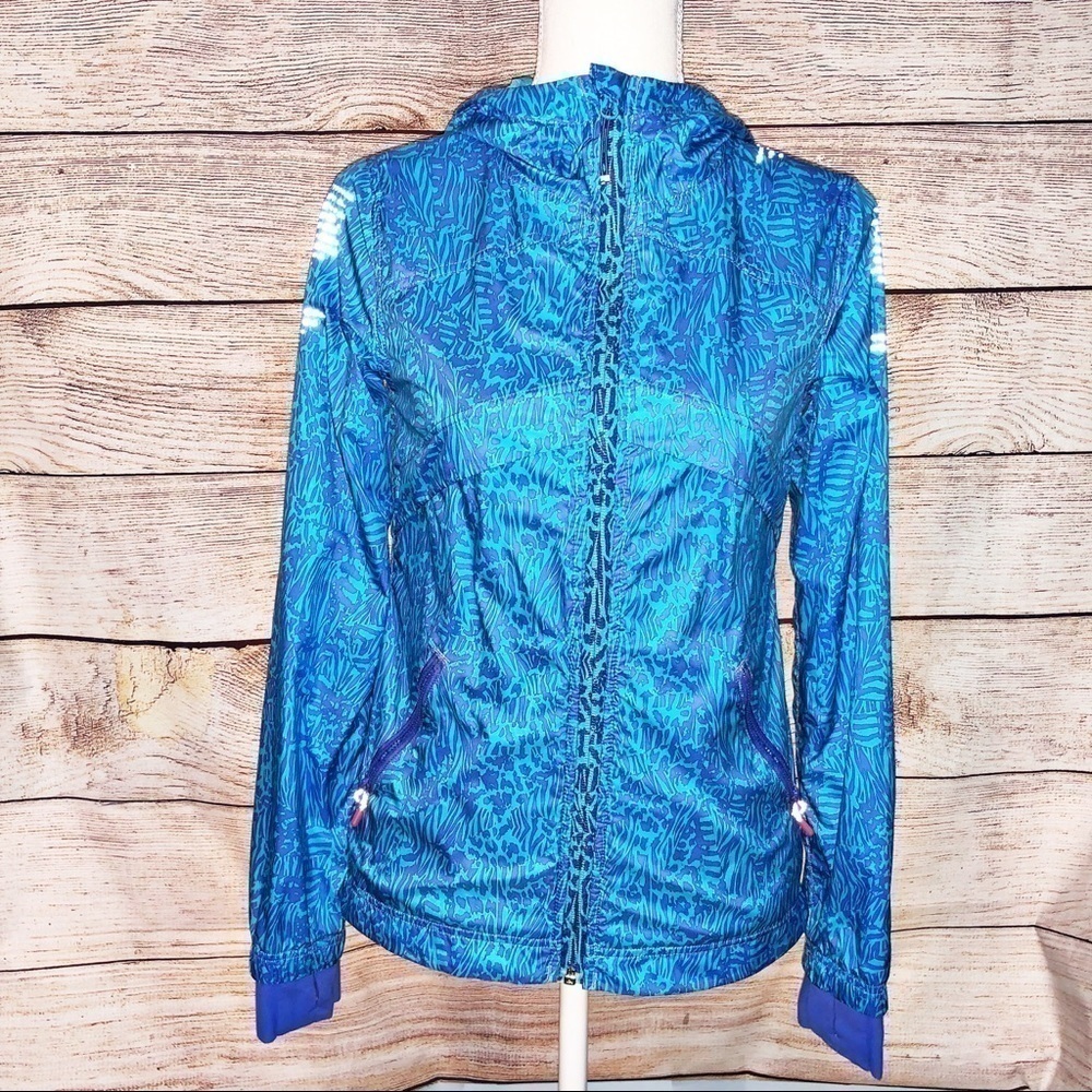 Ivivva Blue Sprint Speed Jacket Size 12